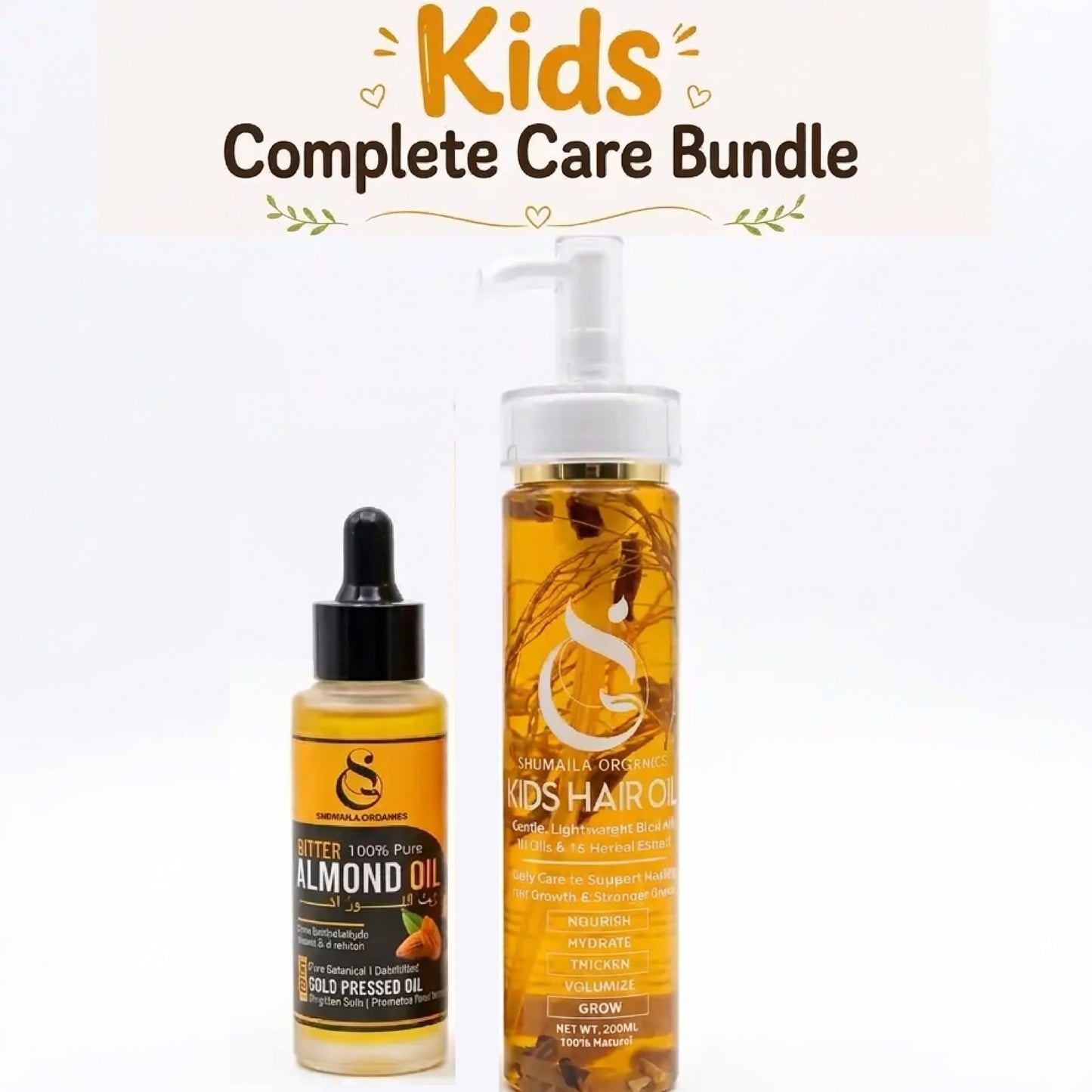 Kids Complete Care Bundle – Gentle Hair & Body Whitening Set